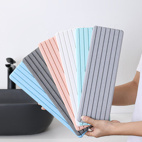 日式浴室洗漱置物架硅藻泥吸水垫