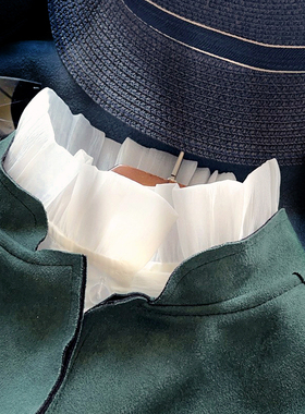 荷叶领假领子百搭女假领花边立领假衬衣领假衣领假高领假衬衫领