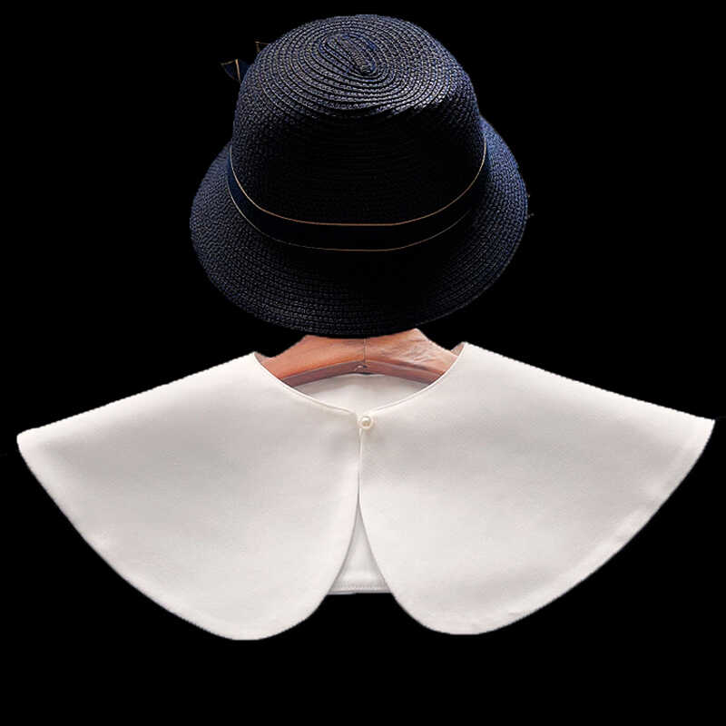 百搭假领子锦纶韩版气质