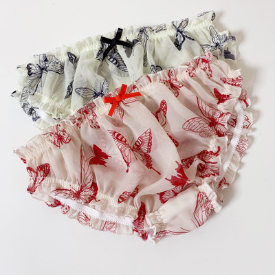 公子三角裤雪纺情侣男体女款