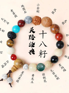十八子十八仔十八籽手串招财手链