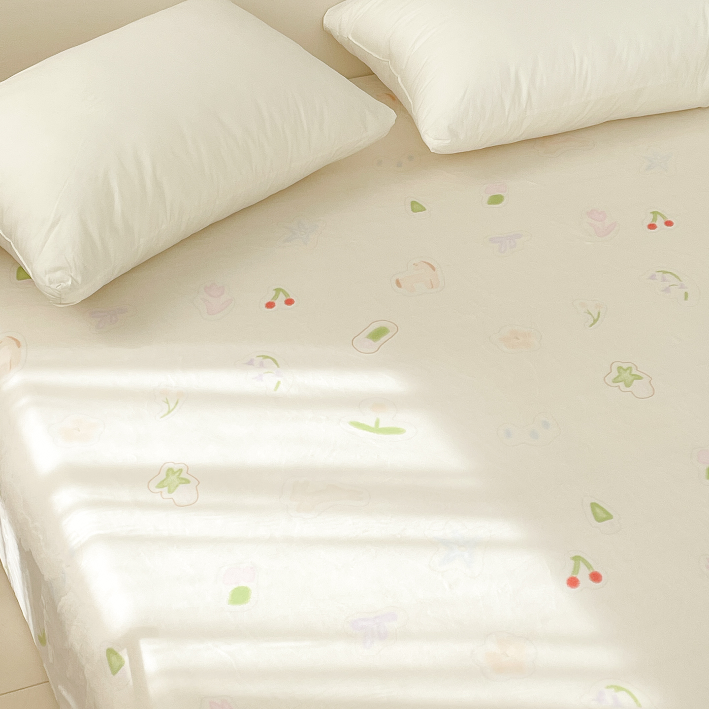 冬日小蛋糕 氛围感韩系奶油绒床单床笠冬季加厚1.5m床温柔奶油米