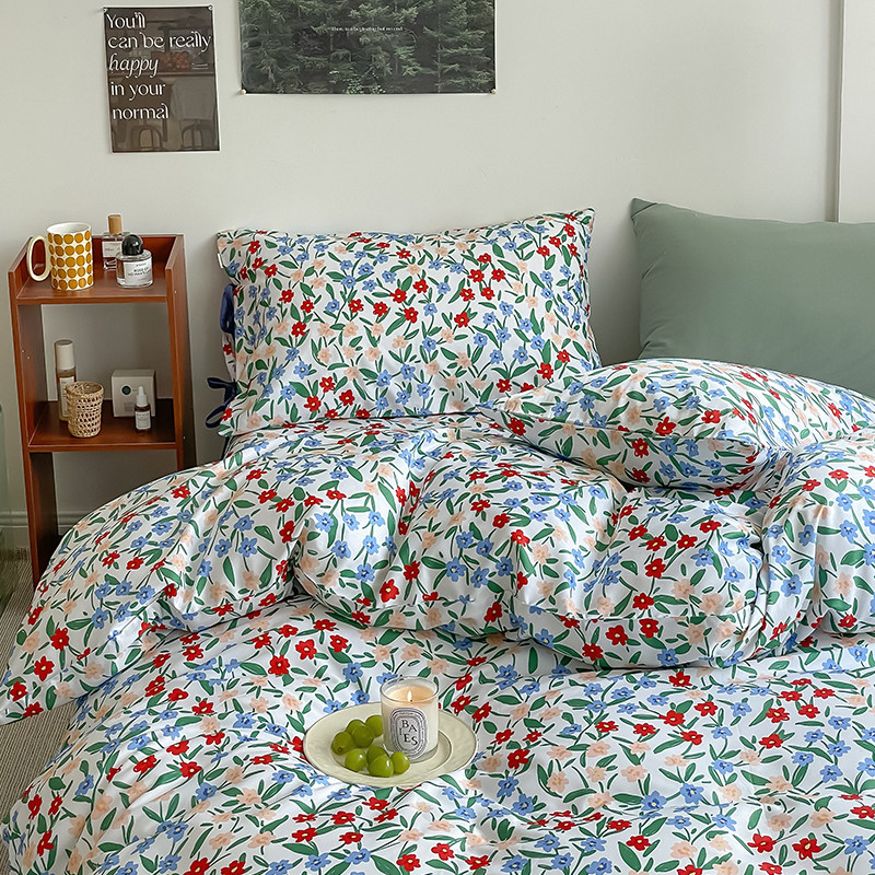 高支高密60支新疆长绒棉四件套