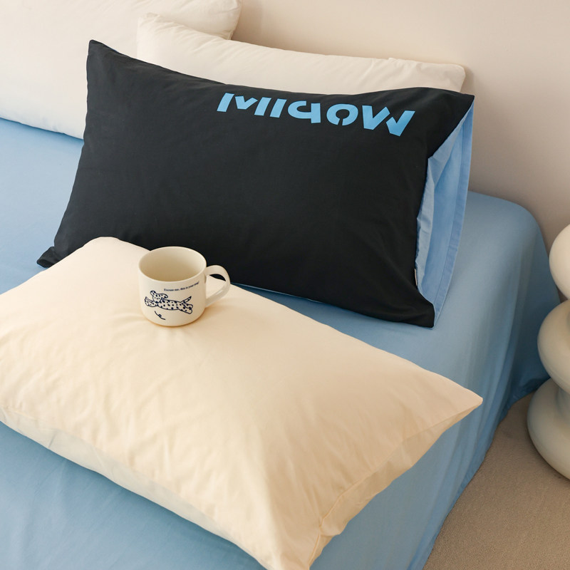 炸毛小黑 无性别原创设计全棉枕套枕芯罩纯棉单只装小众 可定制,床上用品,枕套,淘宝优惠券,粉丝福利购,淘宝优惠卷