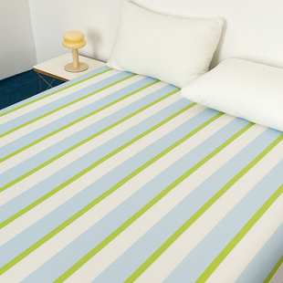 慢海风 全棉床单床笠被单60支长绒棉海盐系床品1.5m1.8m 设计师款