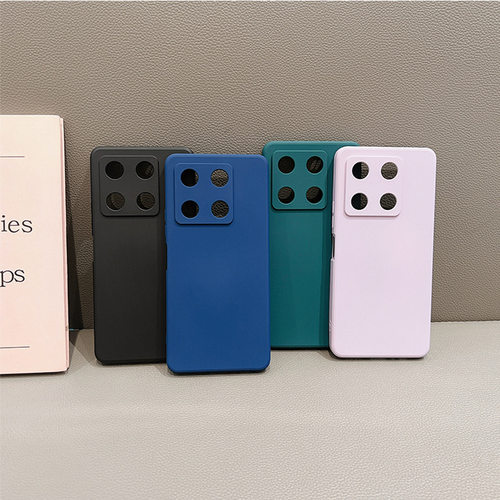 适用传音 Infinix Smart9 8 HOT 50i 40I液态纯色全包壳 Spark20 GO1 Camon30 Zero30液态硅胶保护套批 发