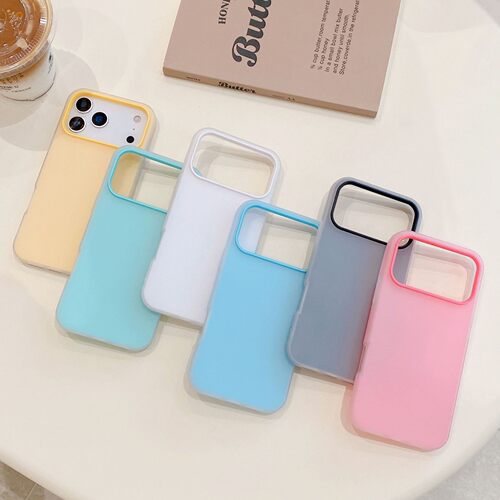 适用外贸小米17T 15TPRO POCO M8 F9PRO F8 X7PRO 14T果冻二合一手机壳M7 X8 C85 C65 C61纯色保护套批发
