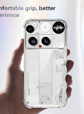 适用外贸型号Nothing Phone 3 3A 3APRO手机壳PHONE 2A 1透明二合一壳先锋 CMF Phone2PRO 四角透明保护套