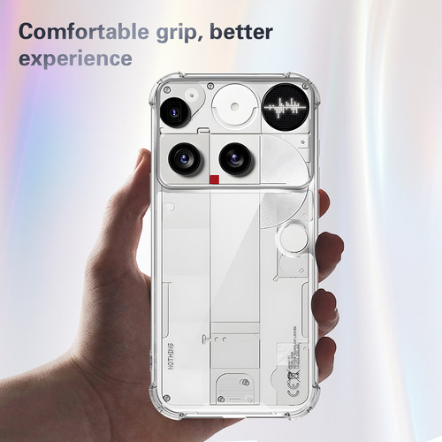 适用外贸型号Nothing Phone 4A 4APRO 3A手机壳PHONE 2A 4A透明二合一壳先锋 CMF Phone2PRO 四角透明保护套