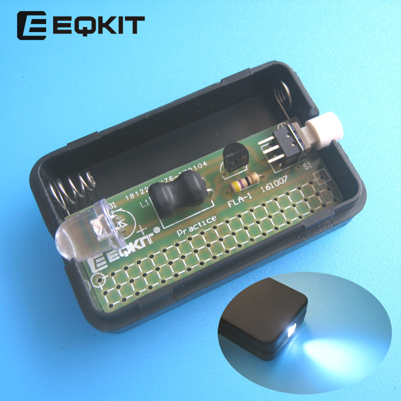 电子制作散件  焊接练习电路板 DIY简易手电筒  FLA-1套件,电子元器件市场,其它元器件,淘宝优惠券,粉丝福利购,淘宝优惠卷
