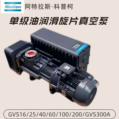 进口atlas阿特拉斯真空泵旋片式GVS16/25/40/60/100/220/gvs300a