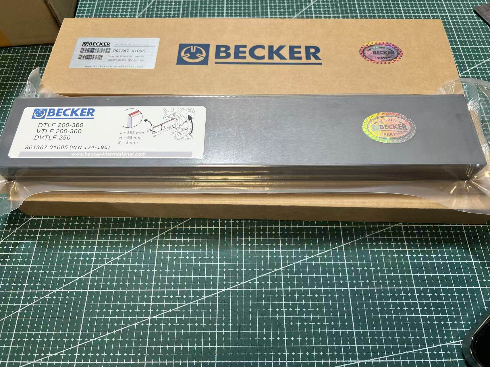 德国贝克BECKER真空泵碳片石墨片风泵甩片气泵刮片叶片旋片全系列