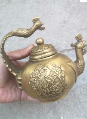 吉祥酒壶乾隆古玩铜器