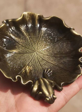 文房四宝青蛙古玩铜器