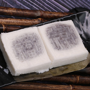 嵊州三界大糕绍兴特产印糕豆沙米糕糯叽叽早餐点心传统手工蒸米糕