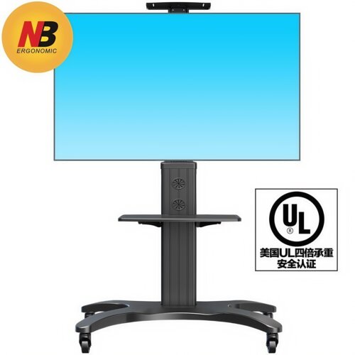 NB AVF1500-50-1P(32-65英寸) 电视移动推车落地架视频会议办公室