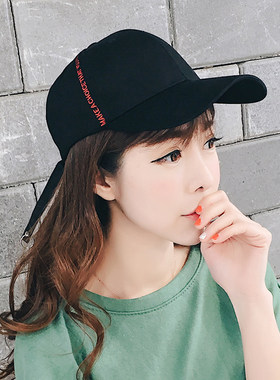 百搭女款鸭舌帽2026新款潮人字母帽子女夏天街头棒球帽女韩版学生