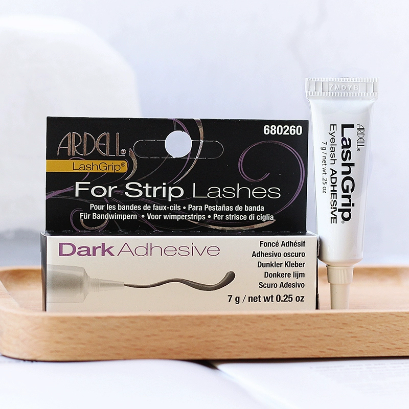 美国Ardell 艾黛儿 爱黛尔黑色假睫毛胶水 自然粘睫毛 超粘7g保真