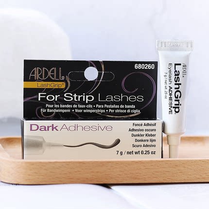 美国Ardell 艾黛儿 爱黛尔黑色假睫毛胶水 自然粘睫毛 超粘7g保真