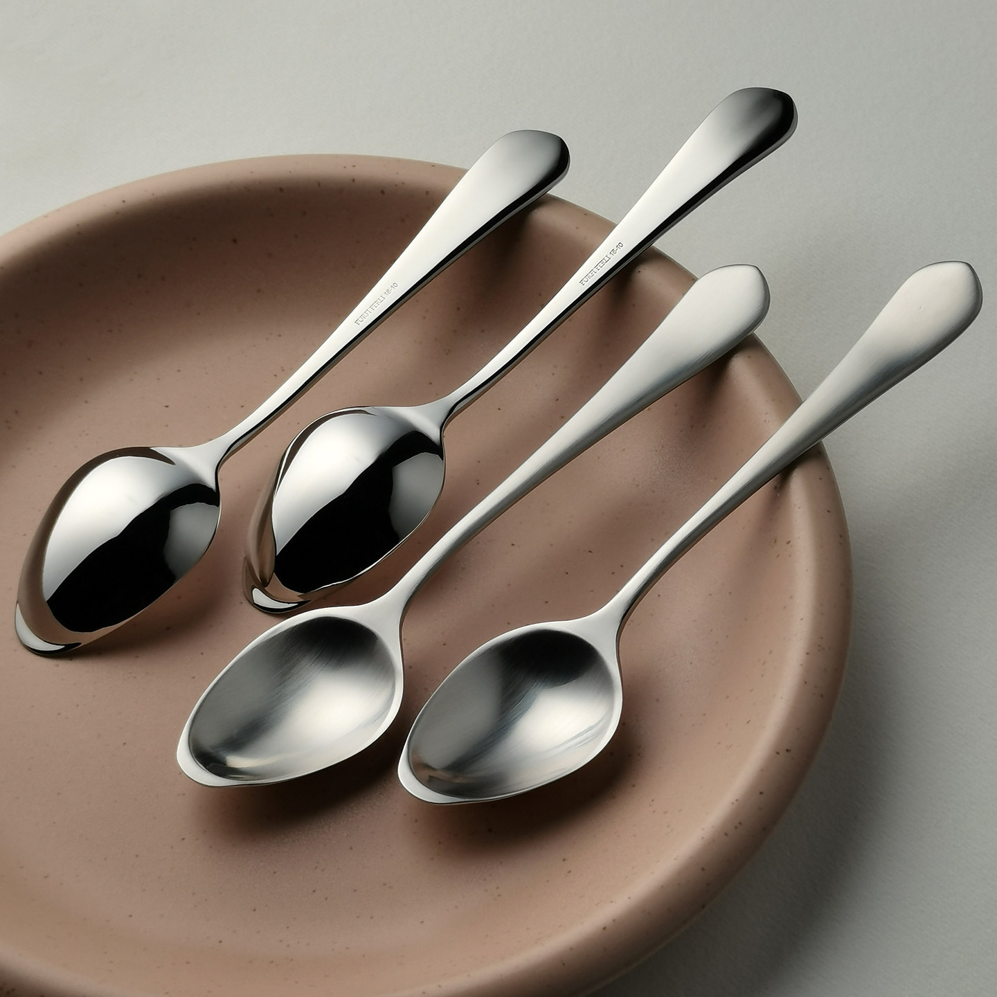 PURFI PERLI 兰朵系列 18-10不锈钢勺子 西餐勺饭勺汤勺 精美优雅