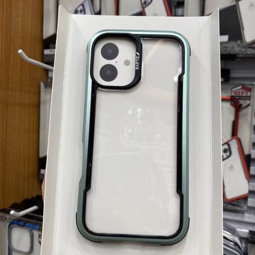 Raptic适用于iPhone16的金属铝合金防摔手机壳promax保护套shield