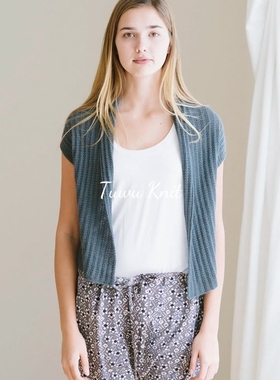 五月开衫棒针编织中文图解文字说明