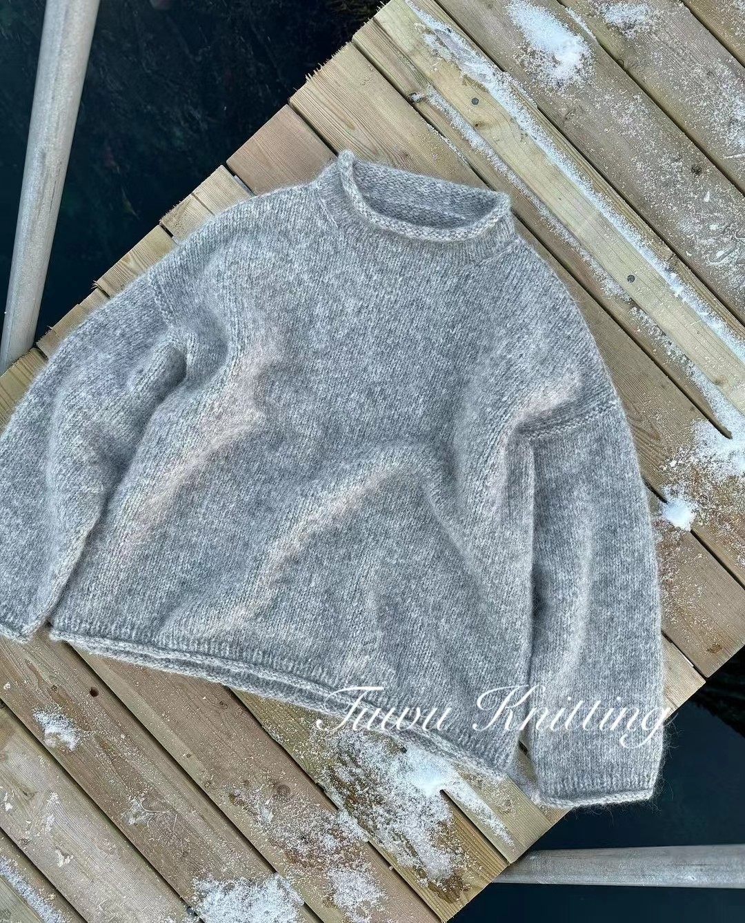 云朵套衫 女士高领宽松毛衣棒针编织中文文字电子图解(非成衣),商务/设计服务,其它设计服务,淘宝优惠券,粉丝福利购,淘宝优惠卷