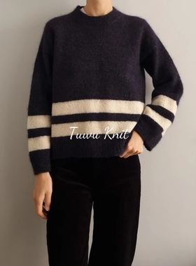 费拉角背心/套衫棒针编织中文图解文字说明