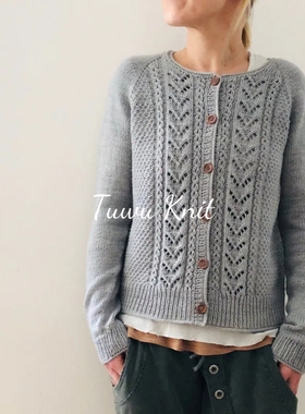 玛丽开衫棒针编织中文图解文字说明 非视频