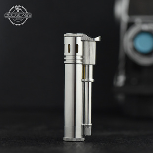 日本道格拉斯煤油打火机砂轮防风防水户外铝制火机Douglass个性机