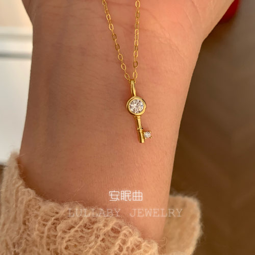 S925纯银轻奢百搭女锁骨链项链