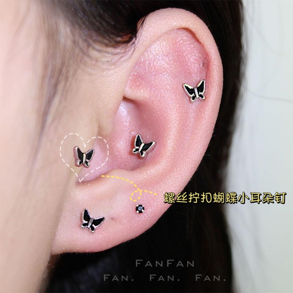 小耳朵超仙欧美风ins螺丝拧扣