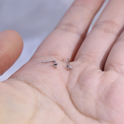 925银防过敏睡觉不用摘耳屏钉