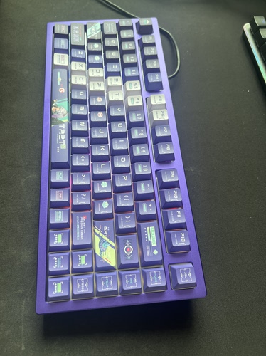 全新甲品 GK75 磁轴机械键盘，金属上盖，极速响应，工作游戏首选