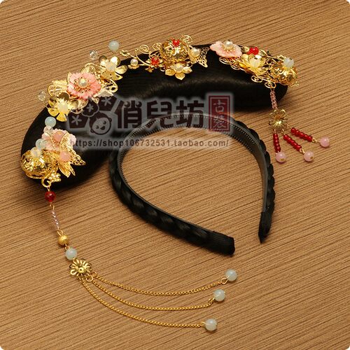 儿童古装头饰还珠格格清朝发箍