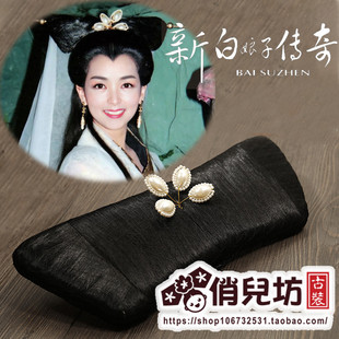 新白娘子传奇白素贞同款古装假发旗头发板古风仙子造型汉服经典