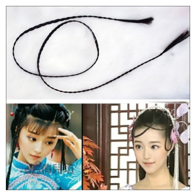 小辫子发辫儿童古装假发长辫子