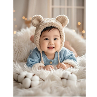 可爱宝宝海报婴儿照片画像漂亮孕期婚房大图片男女墙贴孕妇胎教画