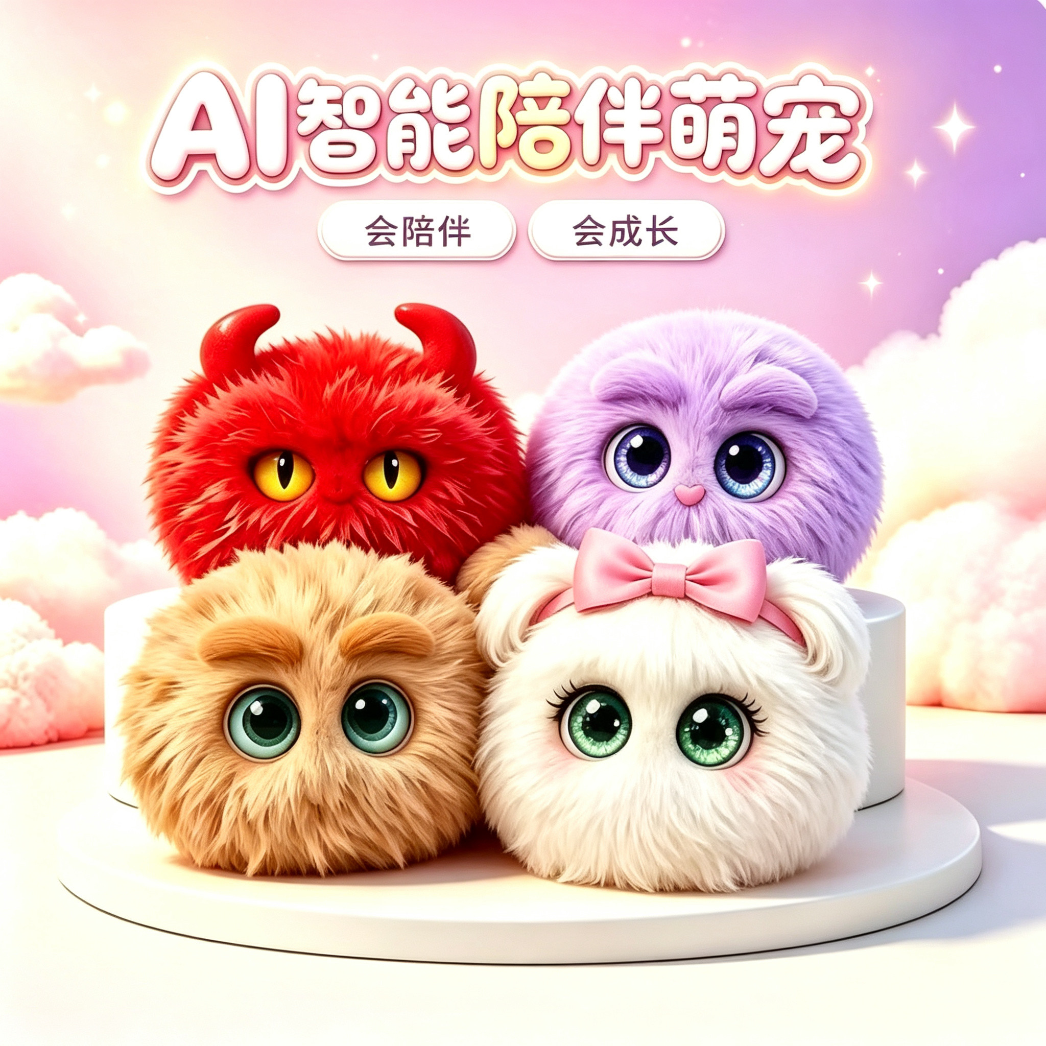 幻之诺诺毛绒玩偶AI智能对话玩具
