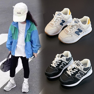 儿童运动鞋2026春秋新款女童鞋子阿甘鞋中大童男童德训老爹鞋春款