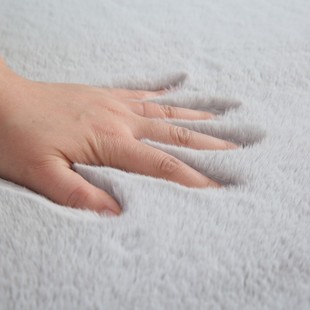 仿兔毛绒加厚客厅茶几地毯卧室床边毯定制飘窗阳台榻榻米书房地垫