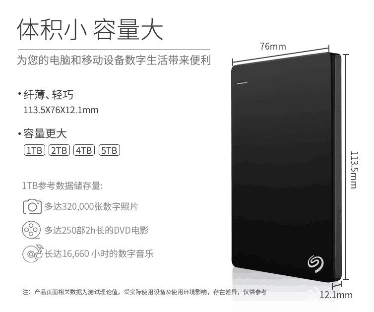 은퇴한 기업용 SEAGATE 2.5인치 모바일 하드 드라이브 박스 USB3.0 고속 SATA 직렬 하드 드라이브 지원