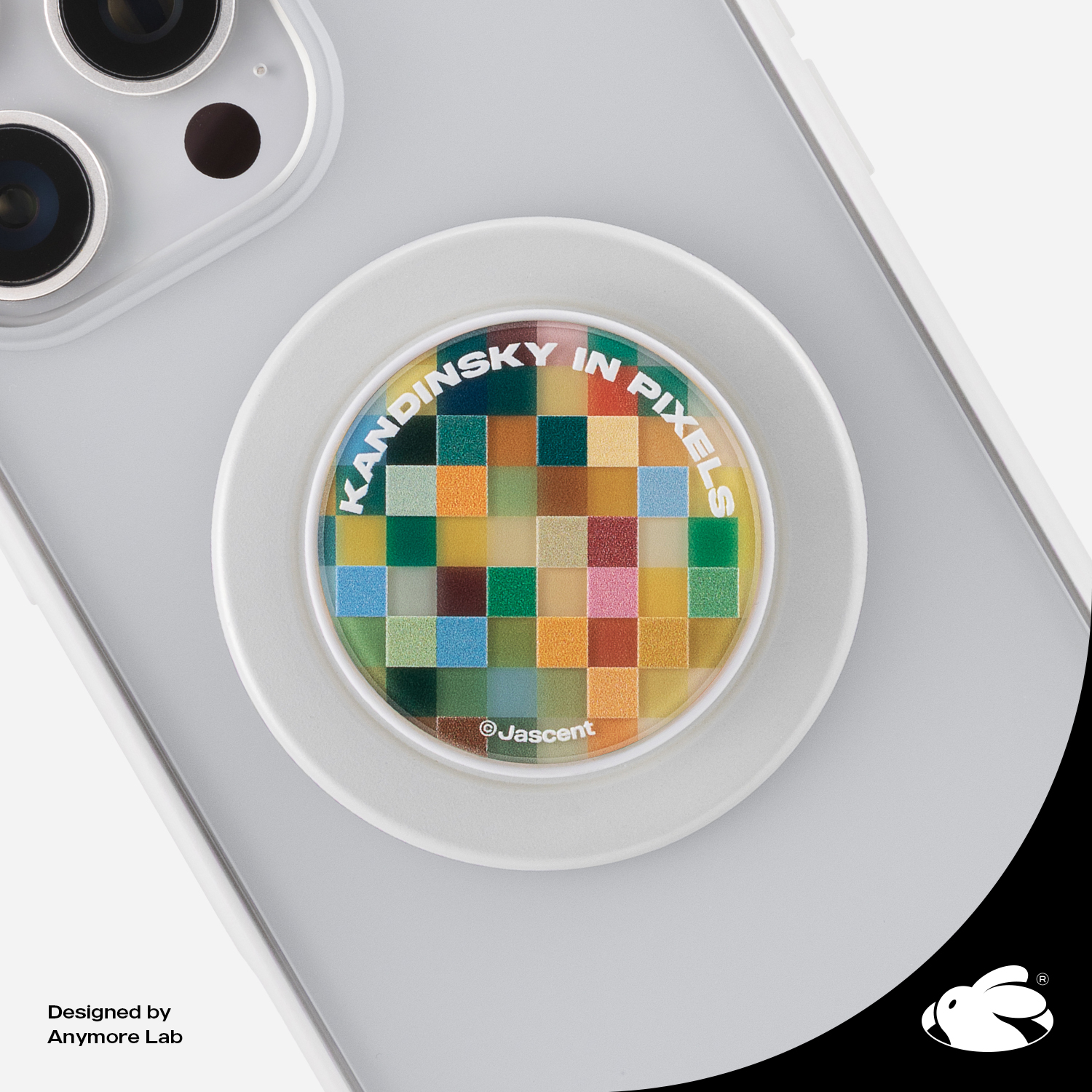 Jascent原创像素画磁吸手机支架