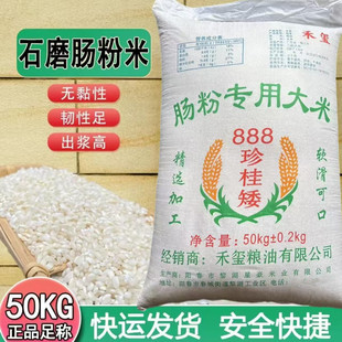 阳春大米珍桂矮早米陈米石磨肠粉专用米河粉糕点粉米100斤肠粉米
