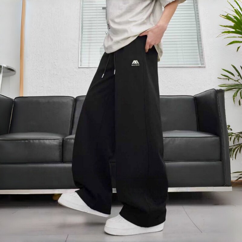 小莫燕子春款2026男大童针织抽绳运动裤简潮青少年学生直筒卫裤