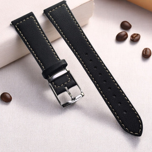 独立开模品质保证适配浪琴表带真牛皮表带20mm NAPPA皮