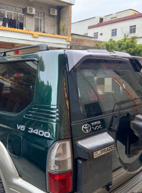 适用于北汽路霸3400丰田LC95FJ90后挡玻璃遮雨挡后尾门本土款尾翼