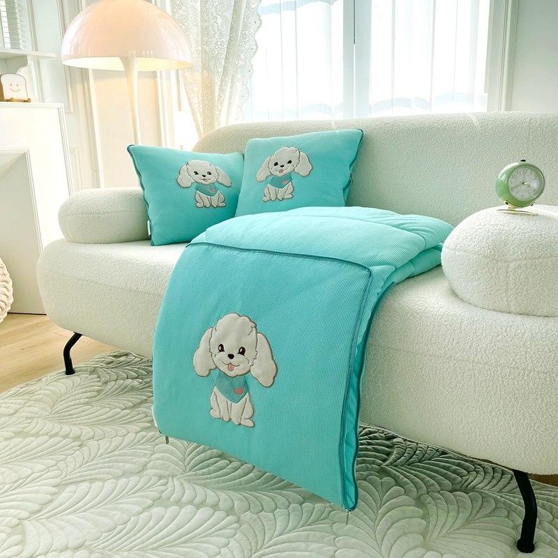 可爱纯色超软透气抱枕被子两用三合一午休可机洗车载靠垫空调被子,居家布艺,抱枕被,淘宝优惠券,粉丝福利购,淘宝优惠卷