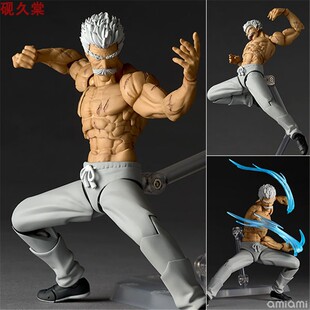 海洋堂 一拳超人 转轮科技 惊奇山口 银色獠牙 可动 手办预