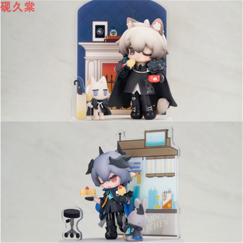 APEX 明日方舟 来份甜点Q版系列 逻各斯 银灰 手办